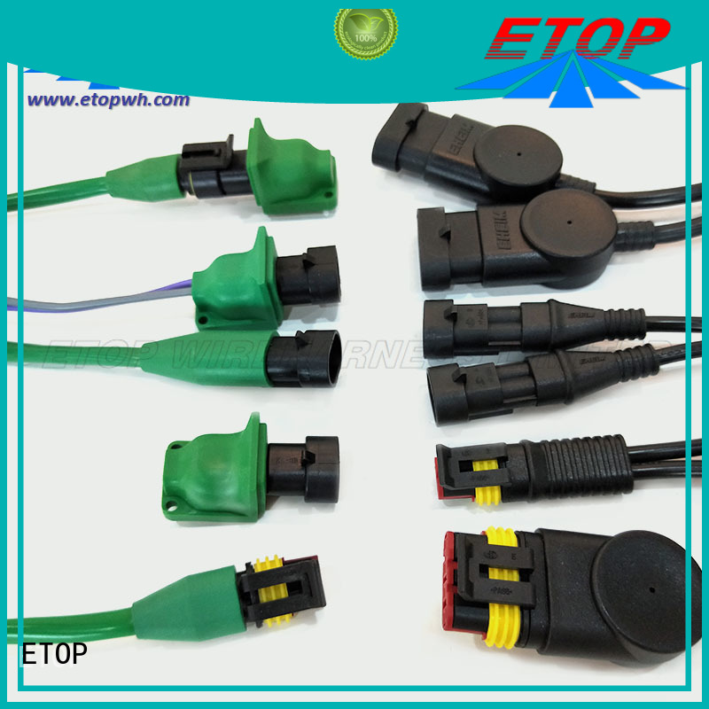 ETOP overmolded connectors perfect for auto industry