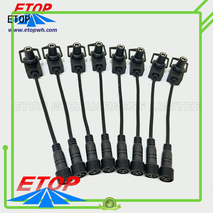 ETOP waterproof cable assembly widely employed for automobile