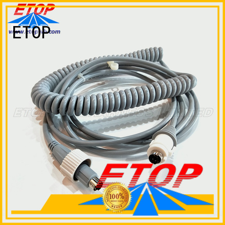 custom molded cable assemblies excellent for medical equipment ETOP