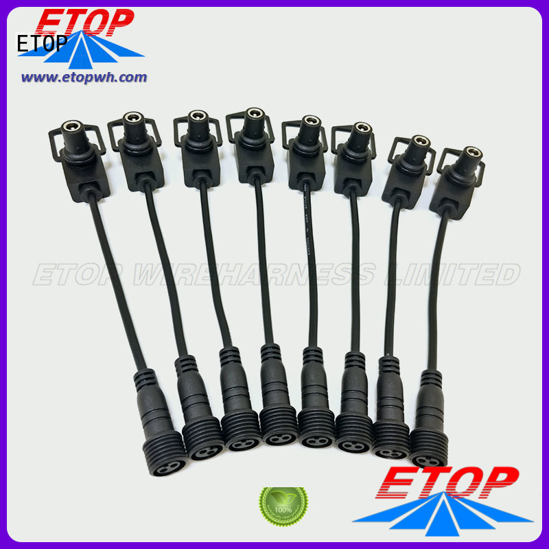 ETOP customized waterproof cable assembly popular for automotive companies