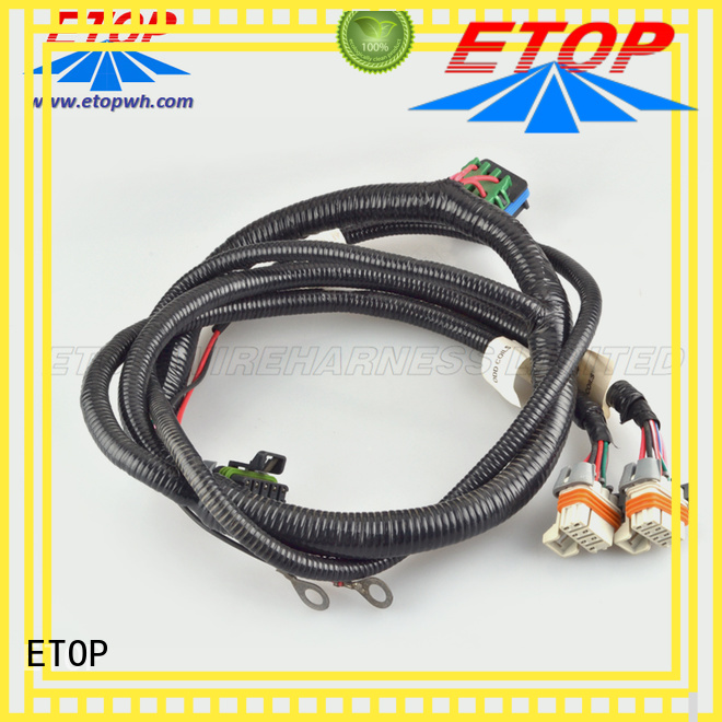 ETOP high performance custom auto wiring harness best choice for automotive supplier industry