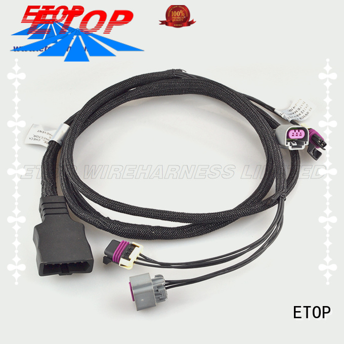 ETOP custom auto wiring harness best choice for automotive market
