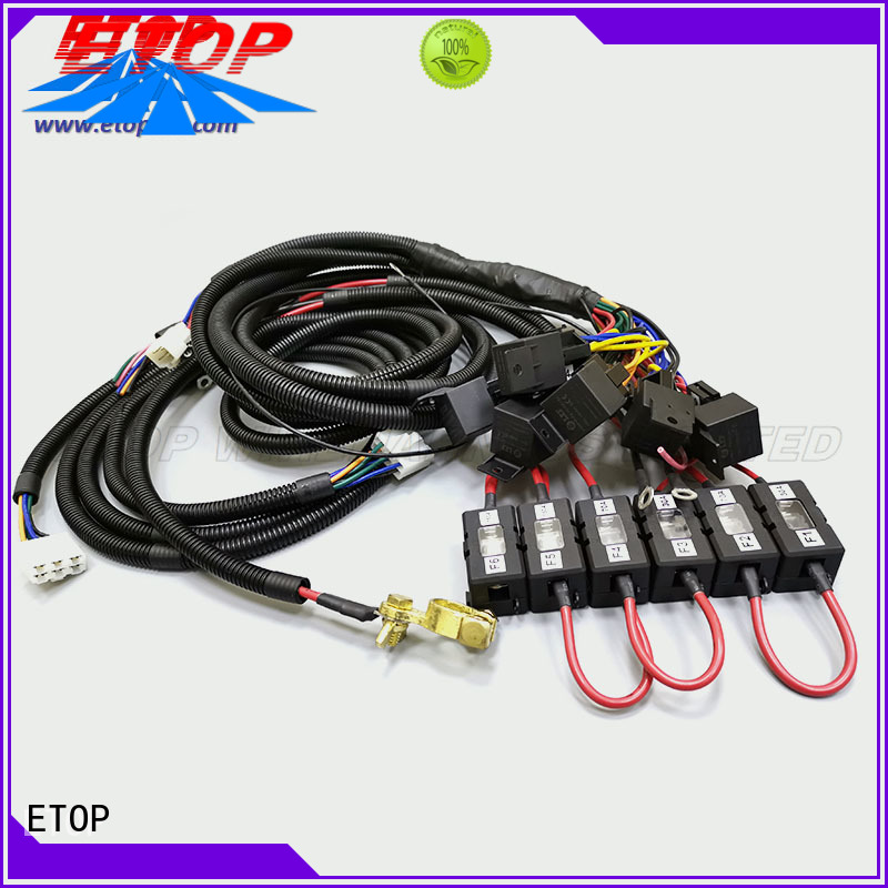 ETOP custom wiring harness optimal for auto industry