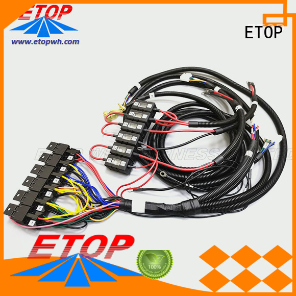 ETOP custom auto wiring harness best choice for automotive market