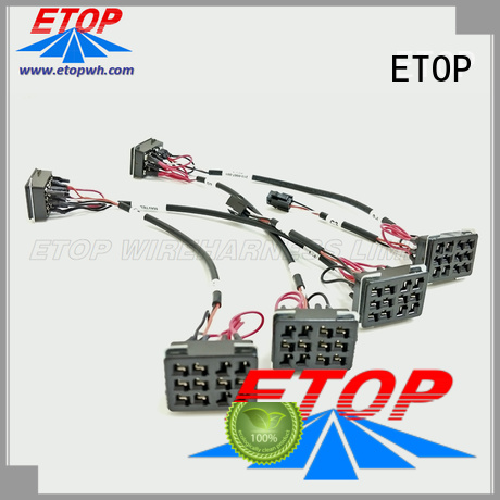 ETOP good quality custom cable assemblies suitable for game machine
