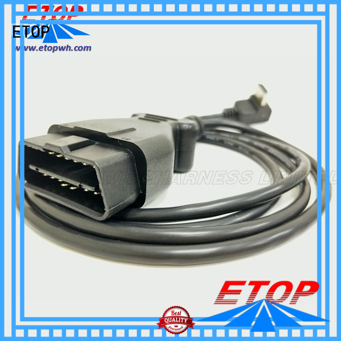 ETOP vehicle diagnostic cables widely employed for cars