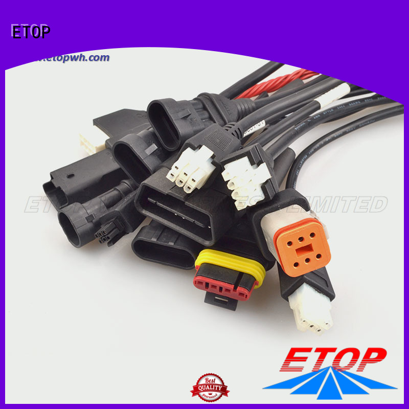 overmolded connectors widely used for car industry