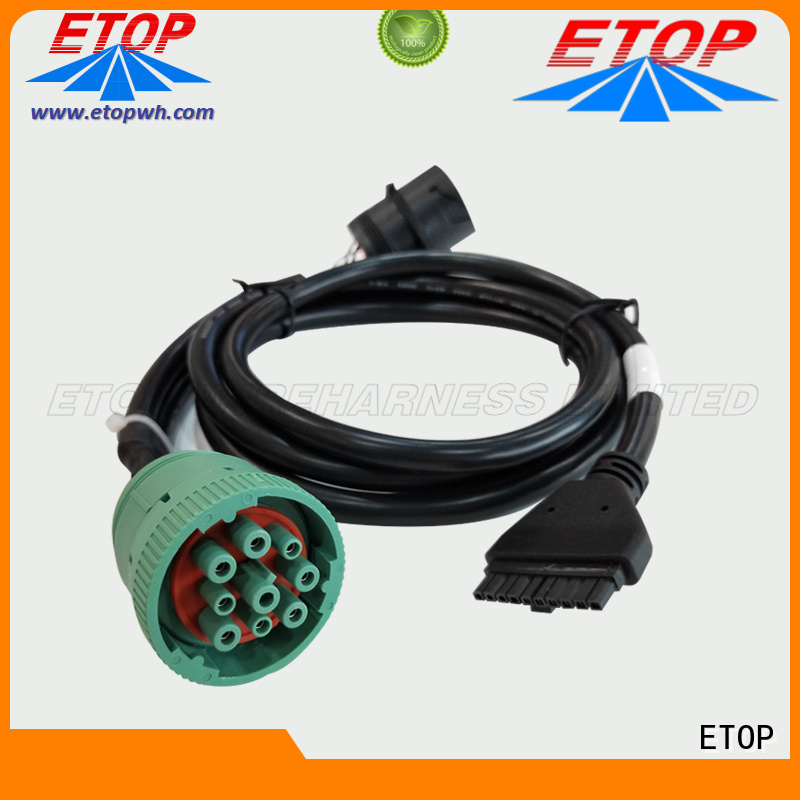 ETOP diagnostic cables widely employed for truck diagnostic system