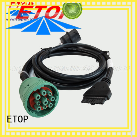 ETOP diagnostic connectors widely applied for truck diagnostic system