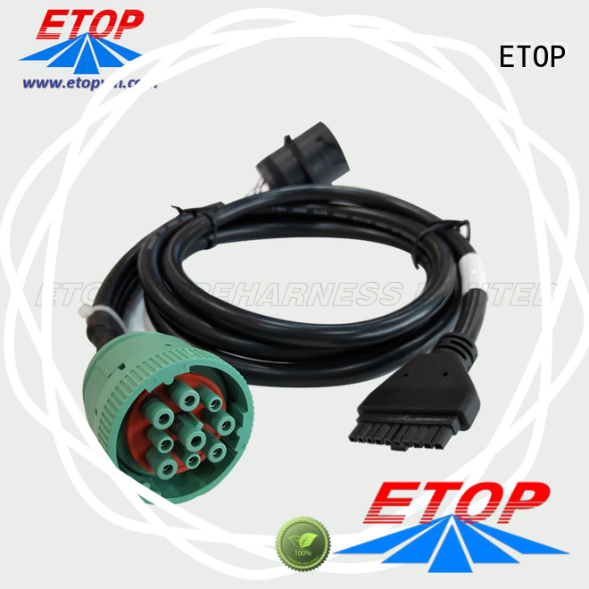 ETOP car diagnostic cables widely applied for truck diagnostic system