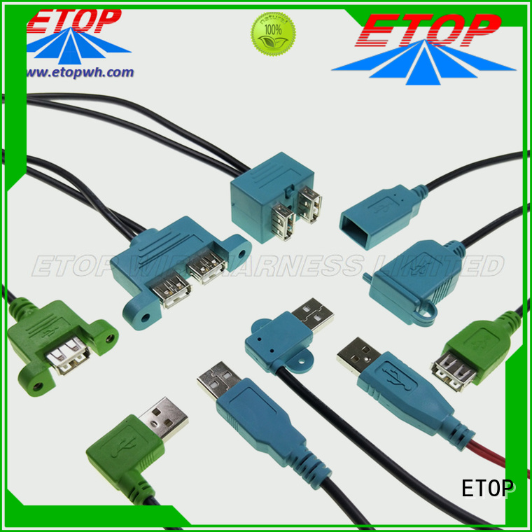 ETOP molded cable assemblies suitable for medical equipment
