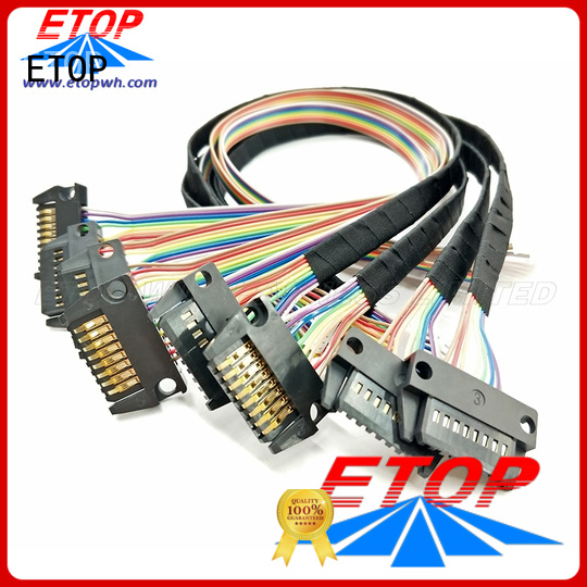 ETOP custom wire assemblies widely employed for game machine manufacturer