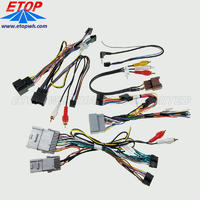 car stereo wiring harness and audio cable assembly