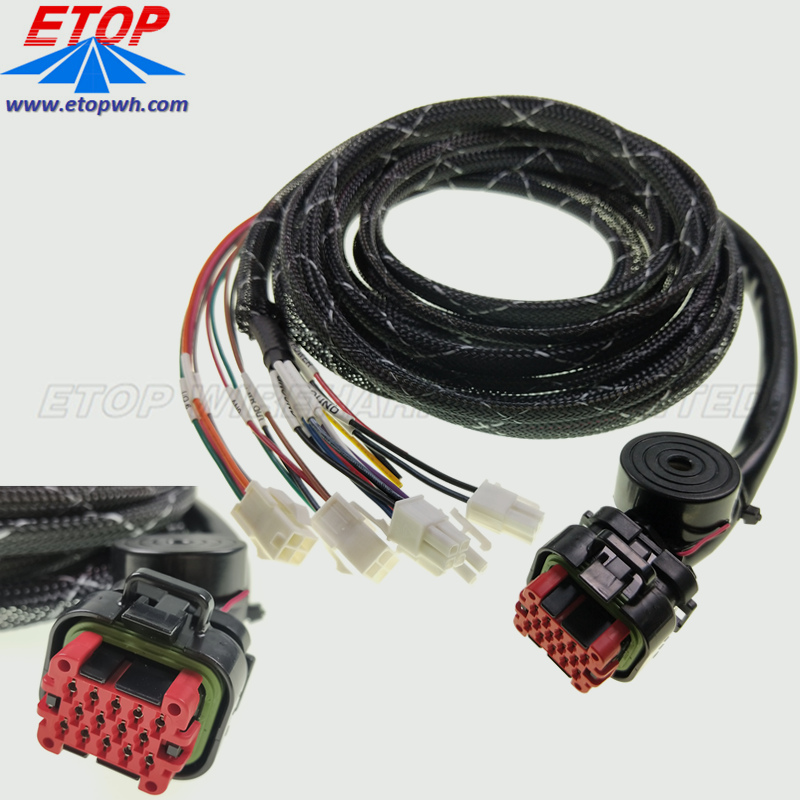 ampseal automotive plug wiring harness and 770680-1 connector cable assemly