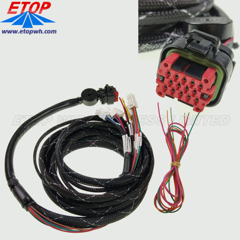 Ampseal Automotive Plug Wiring Harness And 770680-1 Connector Cable ...