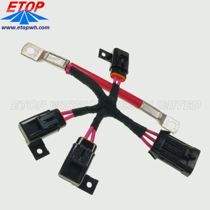 Automotive Waterproof Inline Fuse Holder Battery Cable Harness