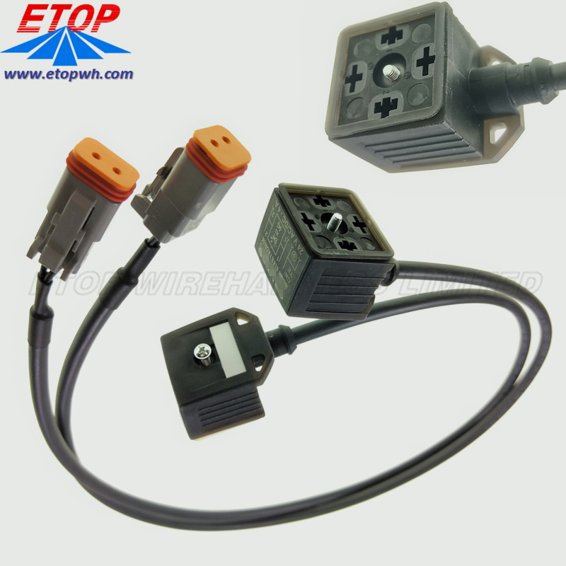 Waterproof MSUD Valve Plug A type Connector Cable Assembly