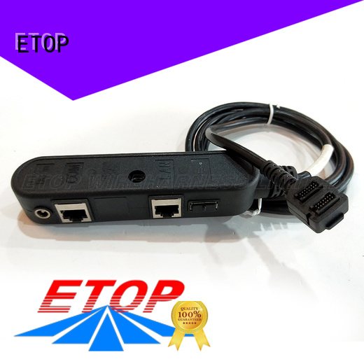 ETOP custom molded cable assemblies widely employed for medical supplies