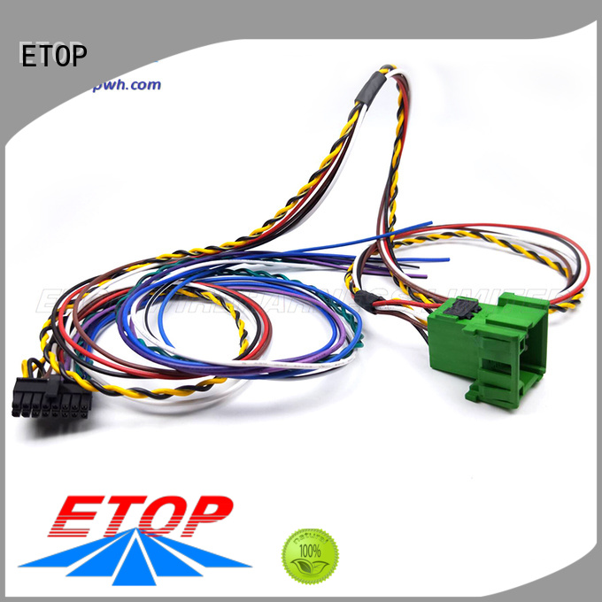 ETOP custom auto wiring harness popular for automotive industry