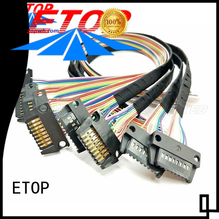 ETOP custom cable assemblies widely employed for game machine manufacturer
