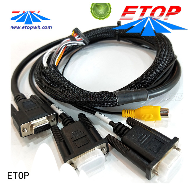 ETOP molded cable assemblies excellent for medical machine