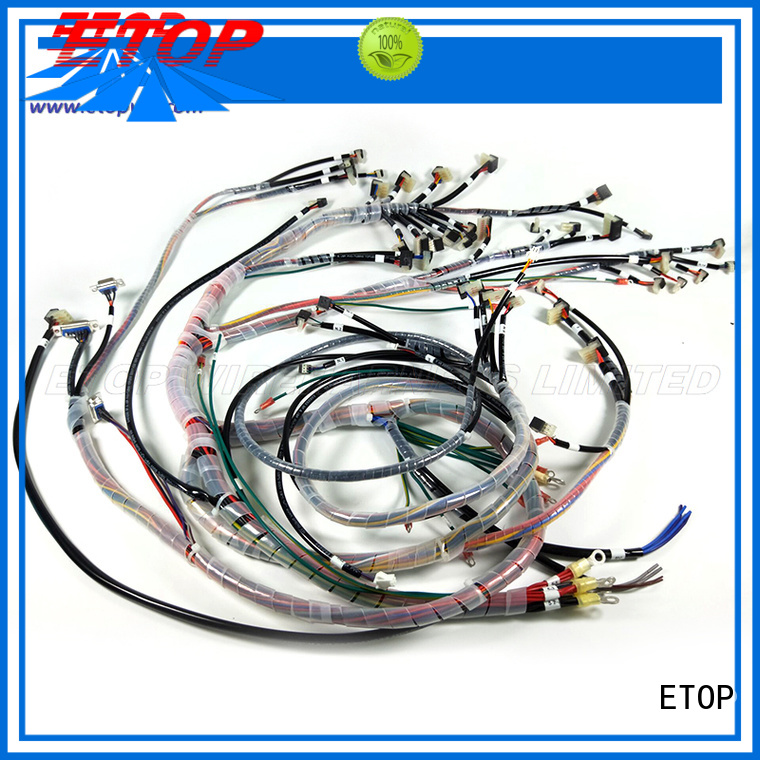 ETOP power custom wire assemblies game machine