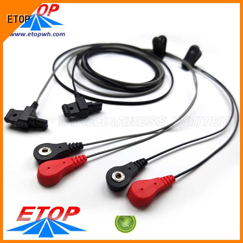 ETOP custom molded cable assemblies popular for medical machine