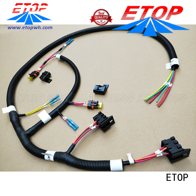 ETOP high performance custom wiring harness ideal for automotive companies