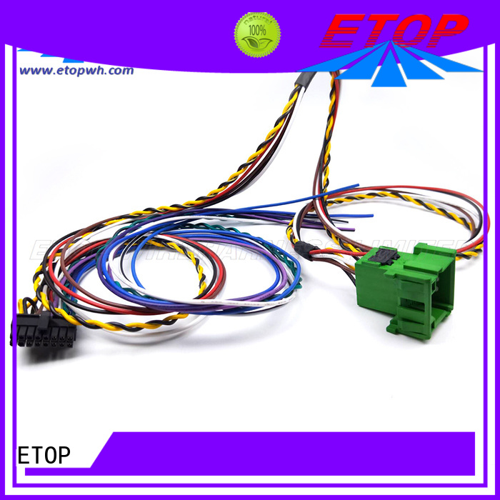 ETOP durable vehicle wire harness optimal for auto company