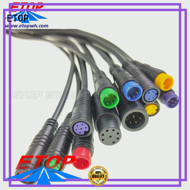 ETOP waterproof cable assembly popular for