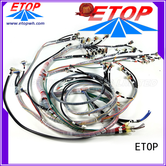 ETOP custom wire assemblies widely employed for game machine