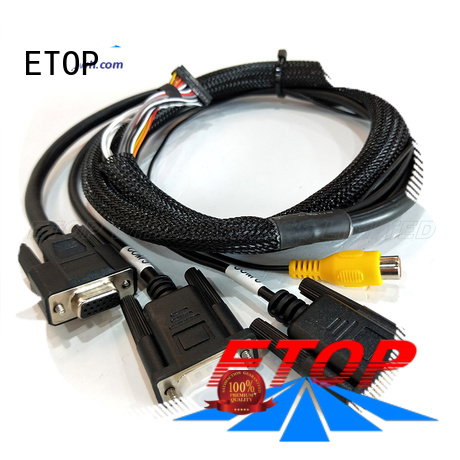 ETOP high performance custom molded cable assemblies popular for medical equipment