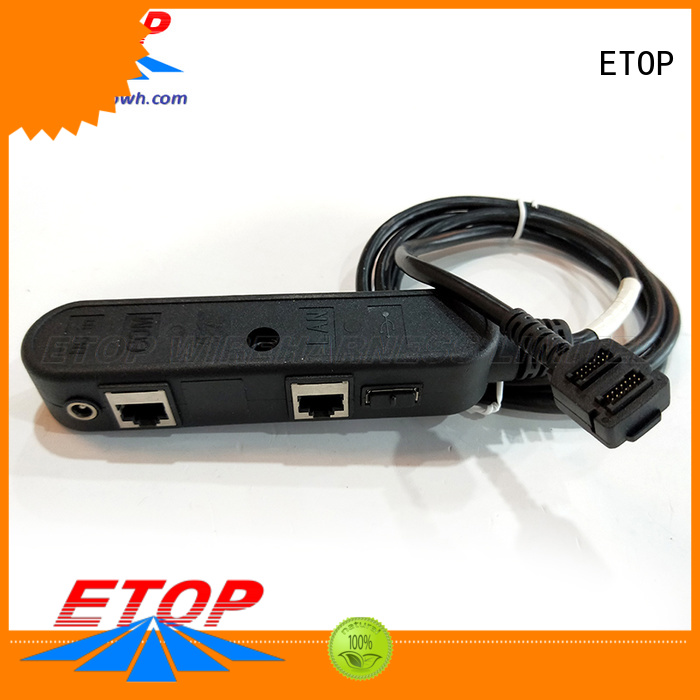 ETOP custom molded cable assemblies very useful for medical supplies