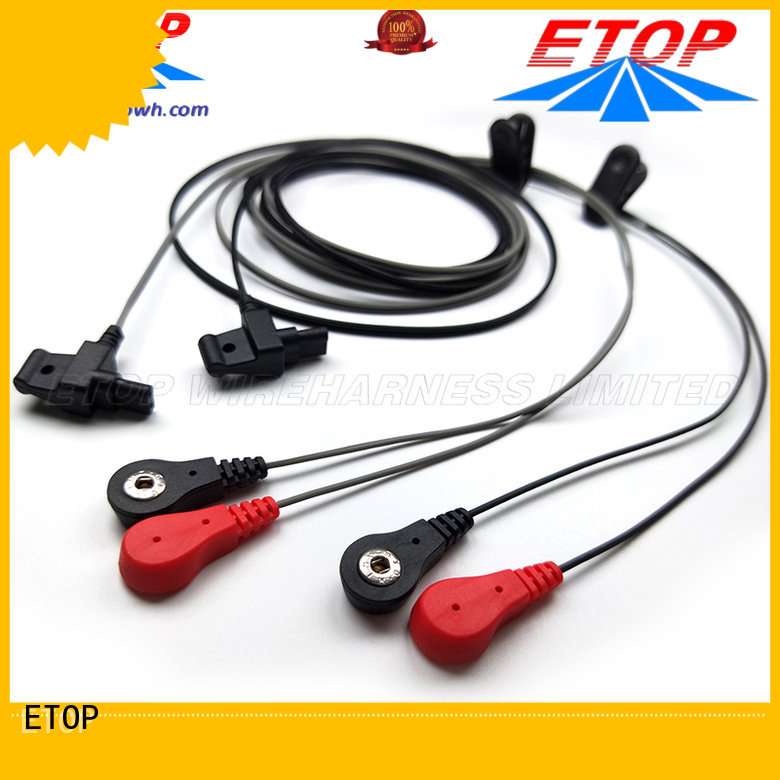 ETOP molded cable assemblies widely employed for medical equipment