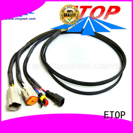 ETOP high performance custom wiring harness ideal for automotive supplier industry