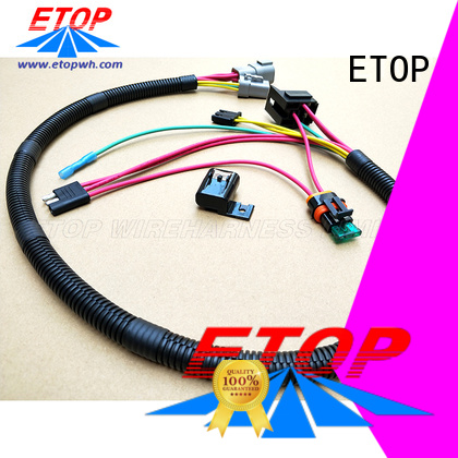 ETOP custom auto wiring harness perfect for motor industry