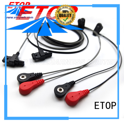 ETOP customized molded cable assemblies very useful for medical equipment