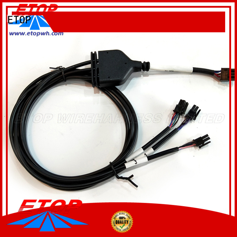 ETOP good quality custom auto wiring harness popular for automotive companies