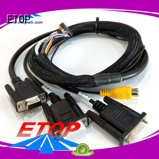 ETOP customized custom molded cable assemblies suitable for medical supplies
