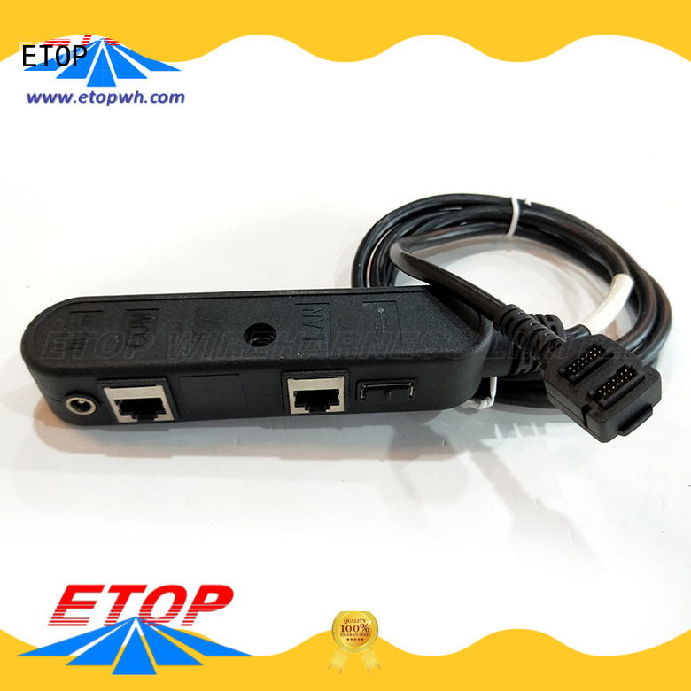 ETOP custom molded cable assemblies medical supplies