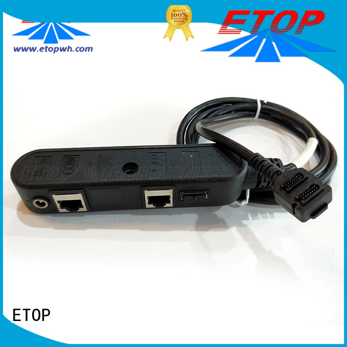 ETOP custom molded cable assemblies suitable for hospital equipment